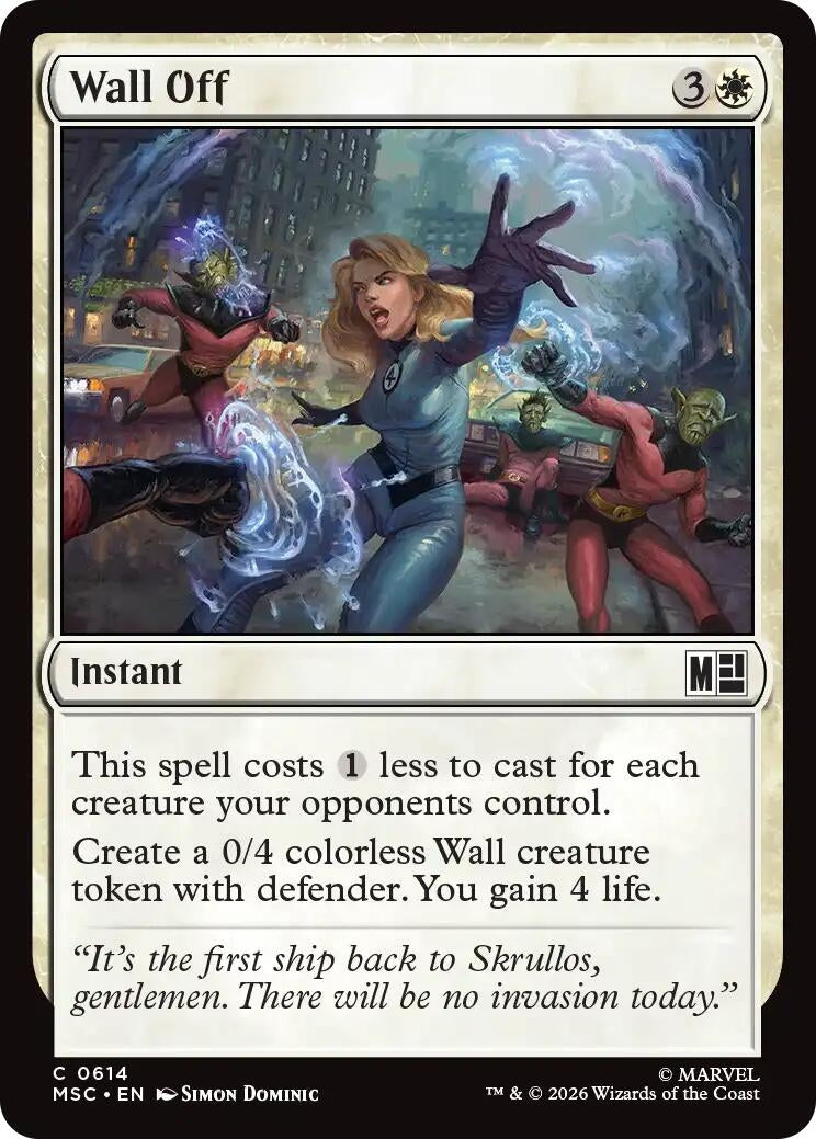 Image for Wall Off [614] - Magic: The Gathering