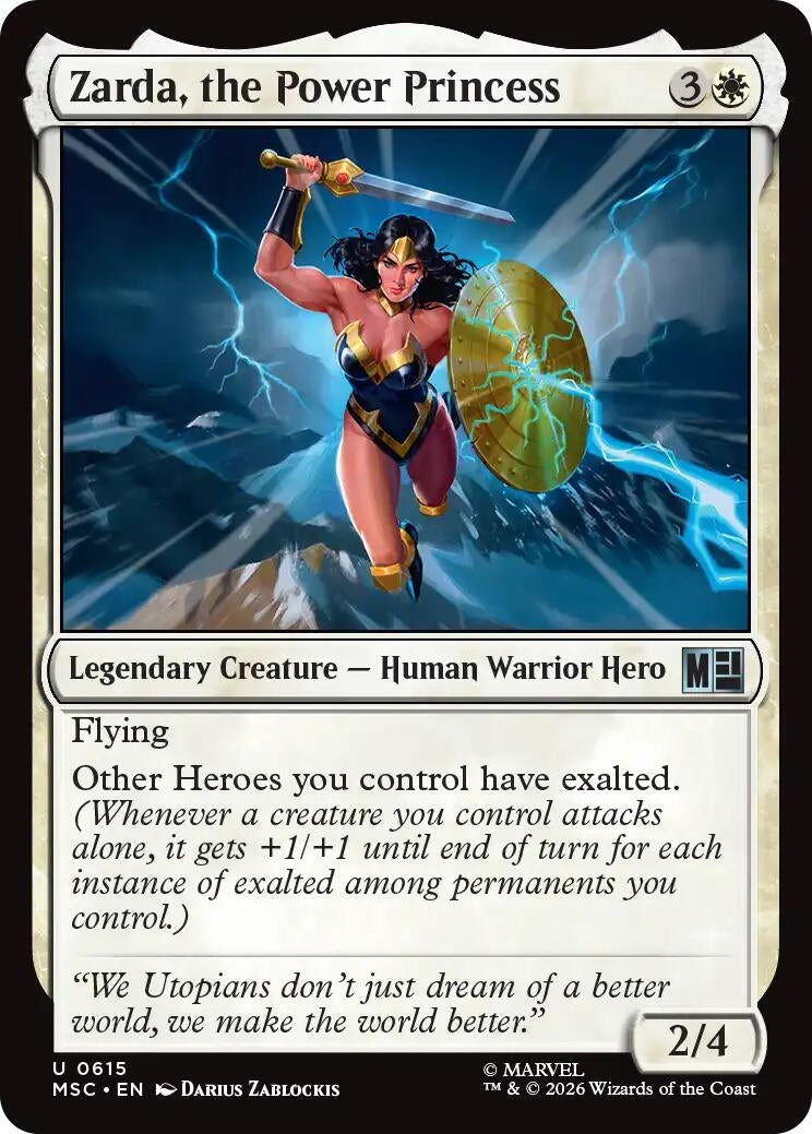 Image for Zarda, the Power Princess [615] - Magic: The Gathering