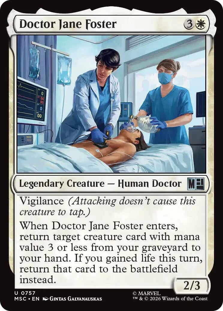 Image for Doctor Jane Foster [757] - Magic: The Gathering