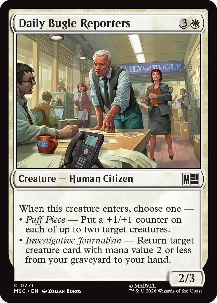 Image for Daily Bugle Reporters [771] - Magic: The Gathering