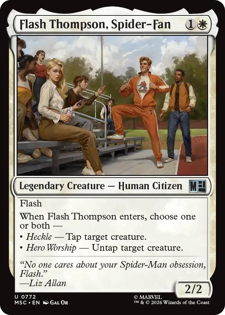 Image for Flash Thompson, Spider-Fan [772] - Magic: The Gathering
