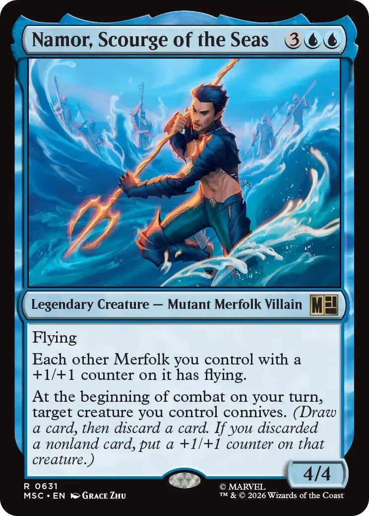 Image for Namor, Scourge of the Seas [631] - Magic: The Gathering