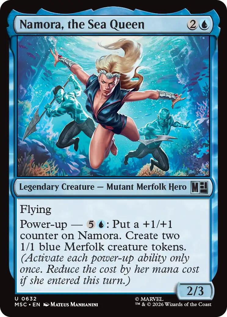 Image for Namora, the Sea Queen [632] - Magic: The Gathering