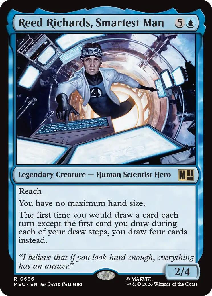 Image for Reed Richards, Smartest Man [636] - Magic: The Gathering