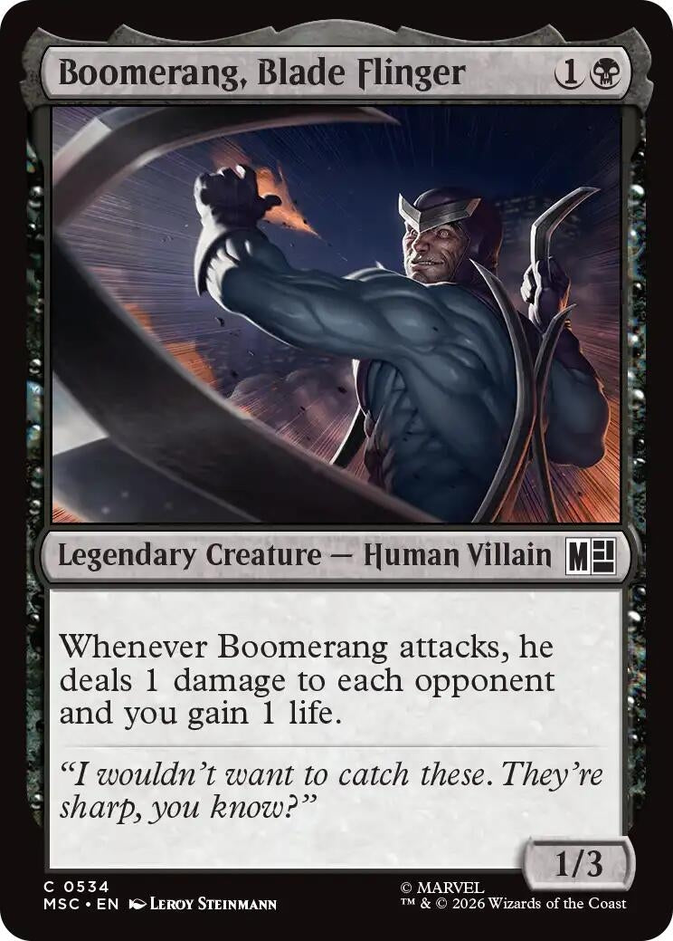 Image for Boomerang, Blade Flinger [534] - Magic: The Gathering