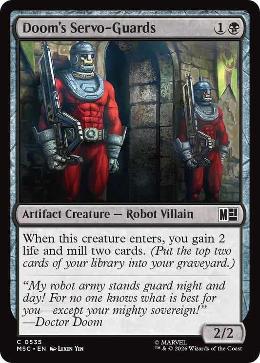Image for Doom's Servo-Guards [535] - Magic: The Gathering