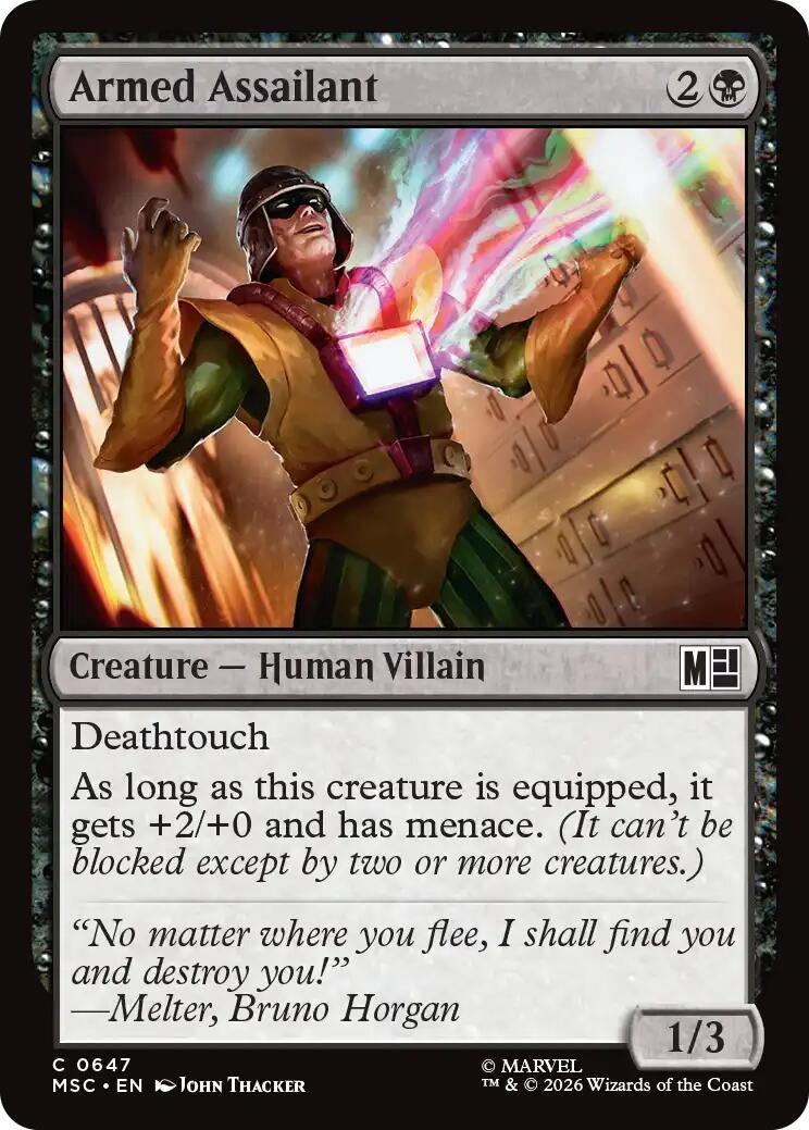 Image for Armed Assailant [647] - Magic: The Gathering