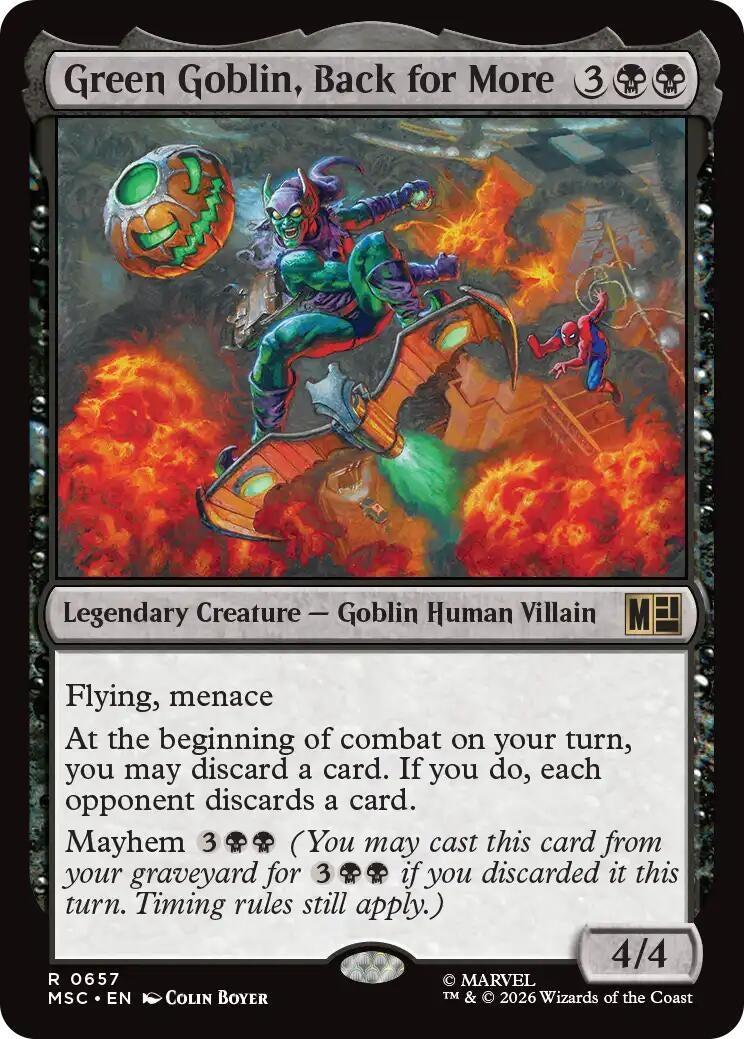 Image for Green Goblin, Back for More [657] - Magic: The Gathering