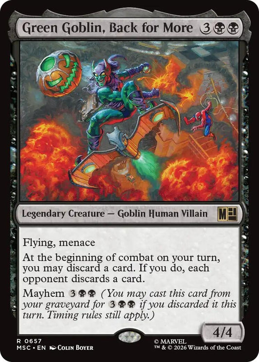 Image for Green Goblin, Back for More [657] - Magic: The Gathering