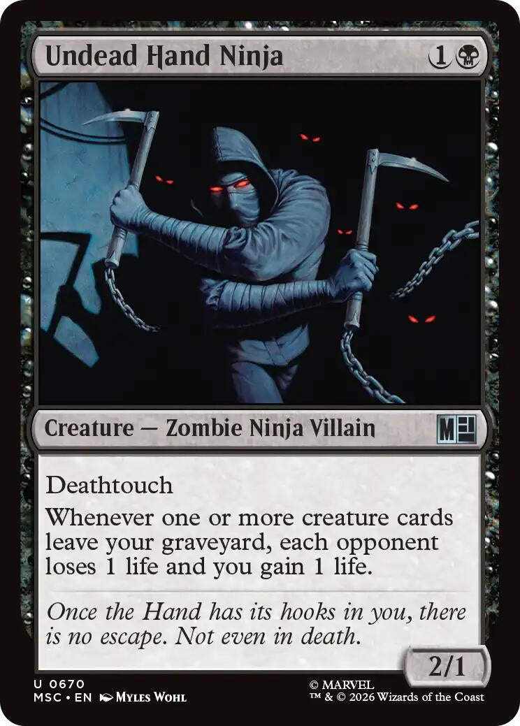 Image for Undead Hand Ninja [670] - Magic: The Gathering