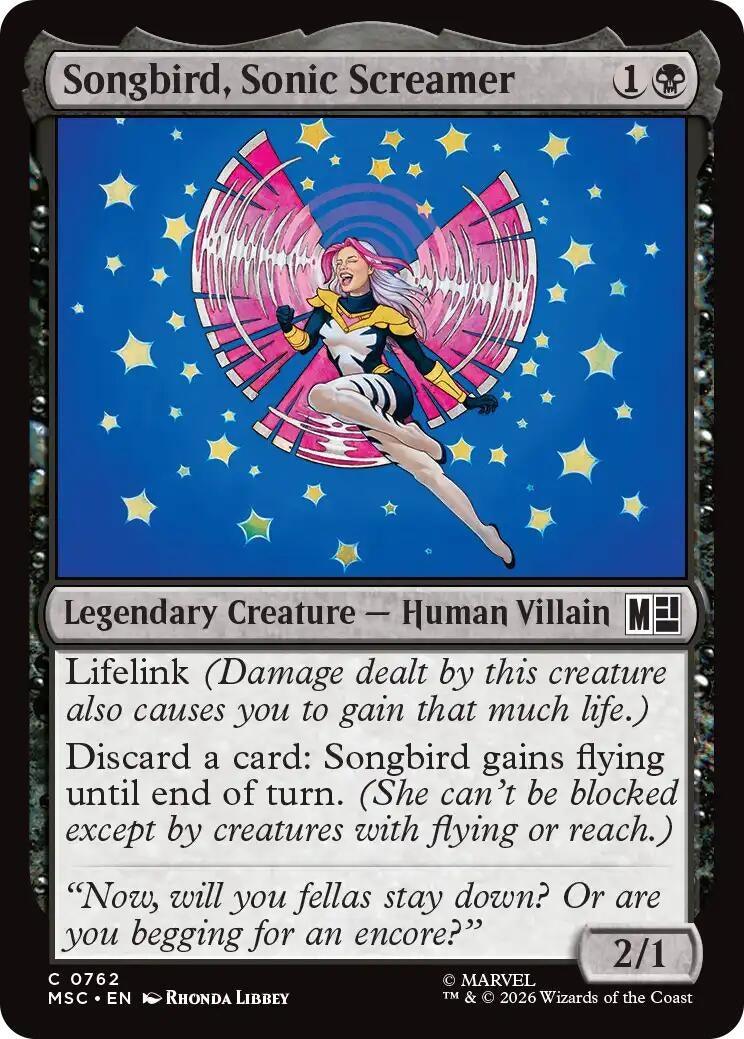 Image for Songbird, Sonic Screamer [762] - Magic: The Gathering