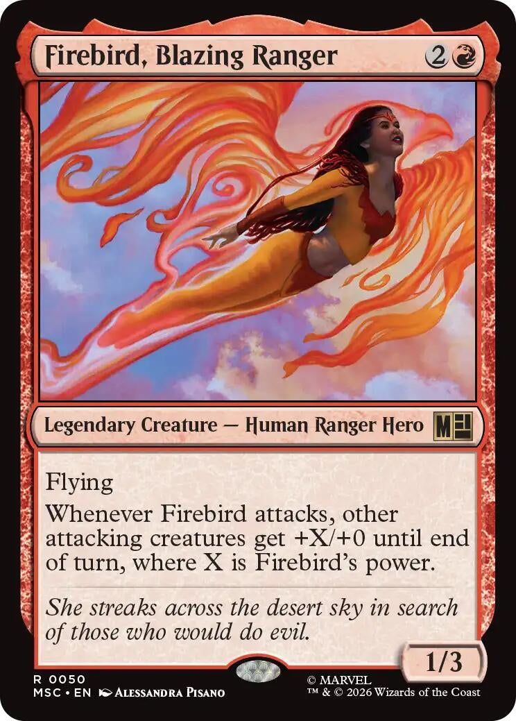 Image for Firebird, Blazing Ranger [50] - Magic: The Gathering