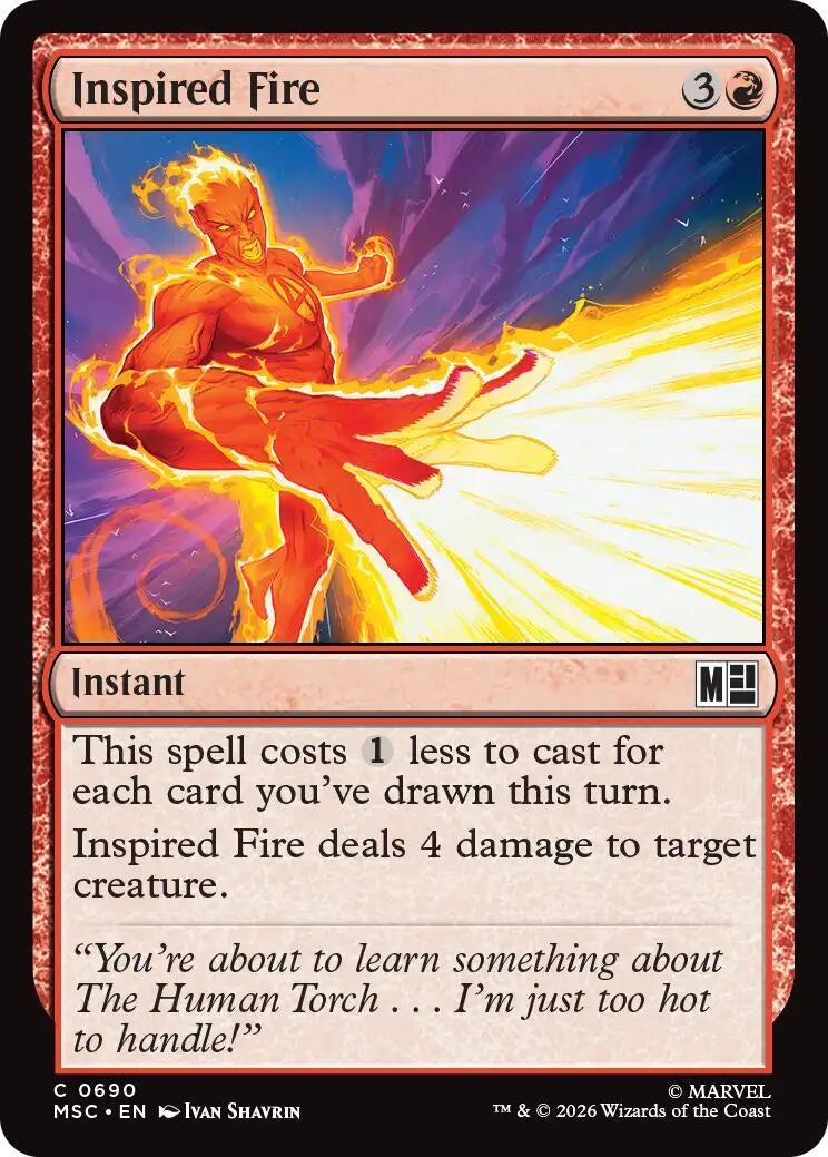 Image for Inspired Fire [690] - Magic: The Gathering