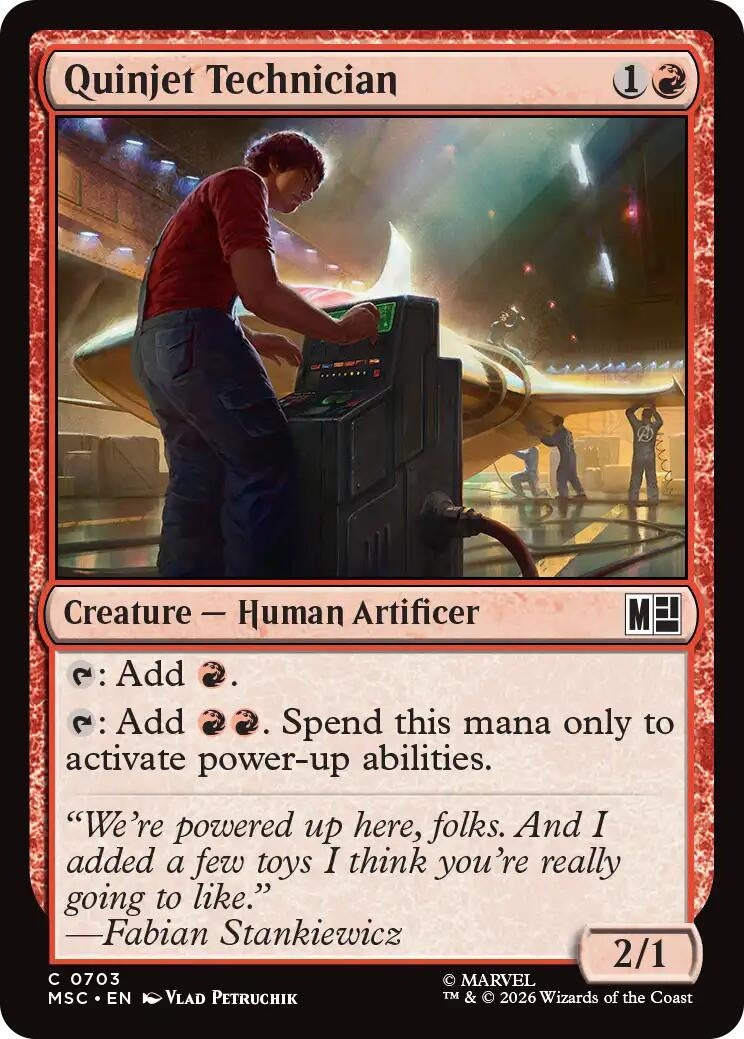 Image for Quinjet Technician [703] - Magic: The Gathering