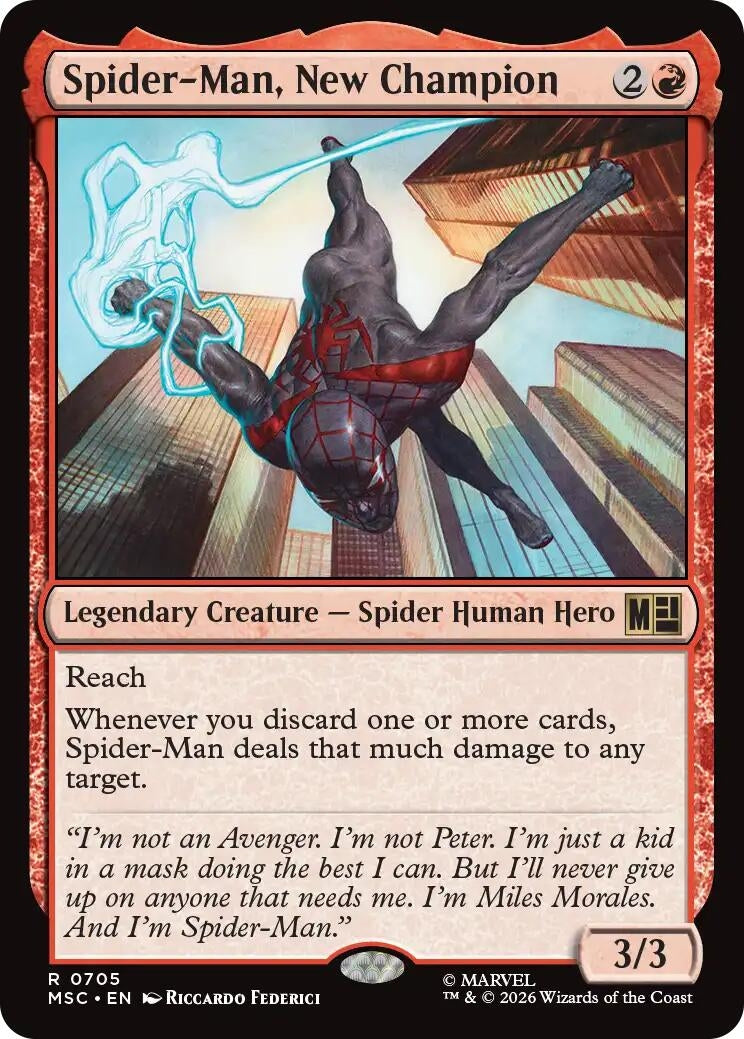 Image for Spider-Man, New Champion [705] - Magic: The Gathering