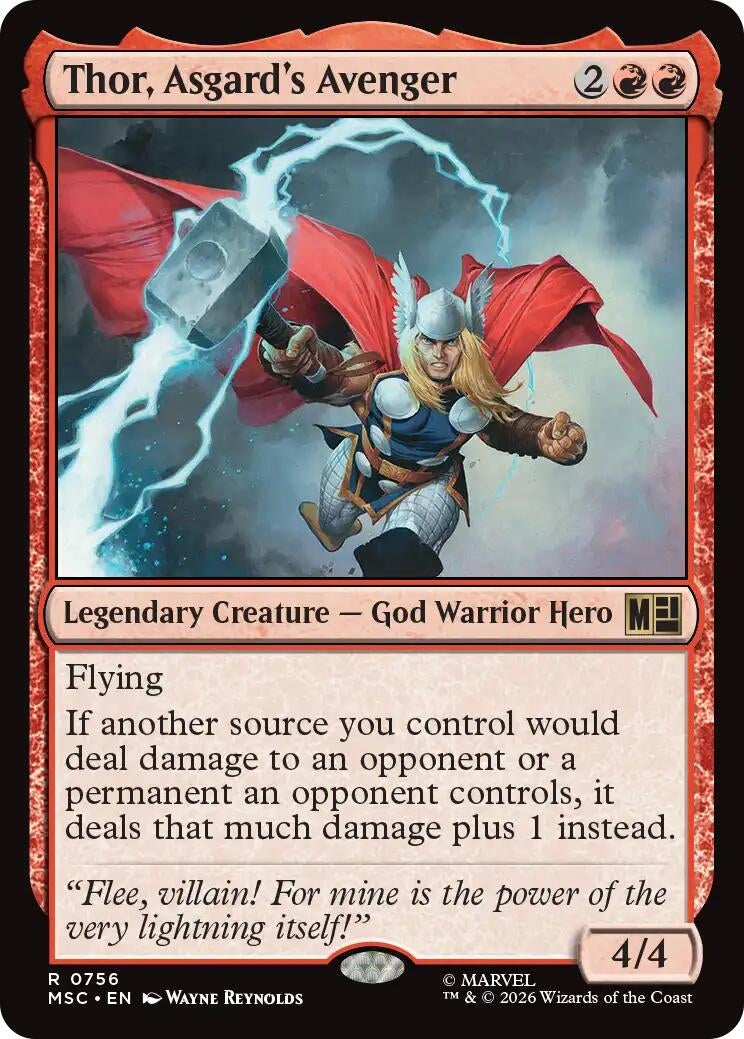 Image for Thor, Asgard's Avenger [756] - Magic: The Gathering