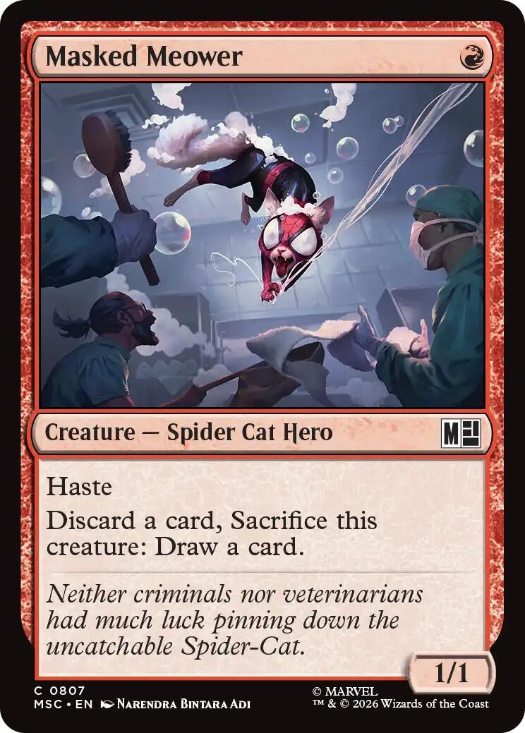 Image for Masked Meower [807] - Magic: The Gathering
