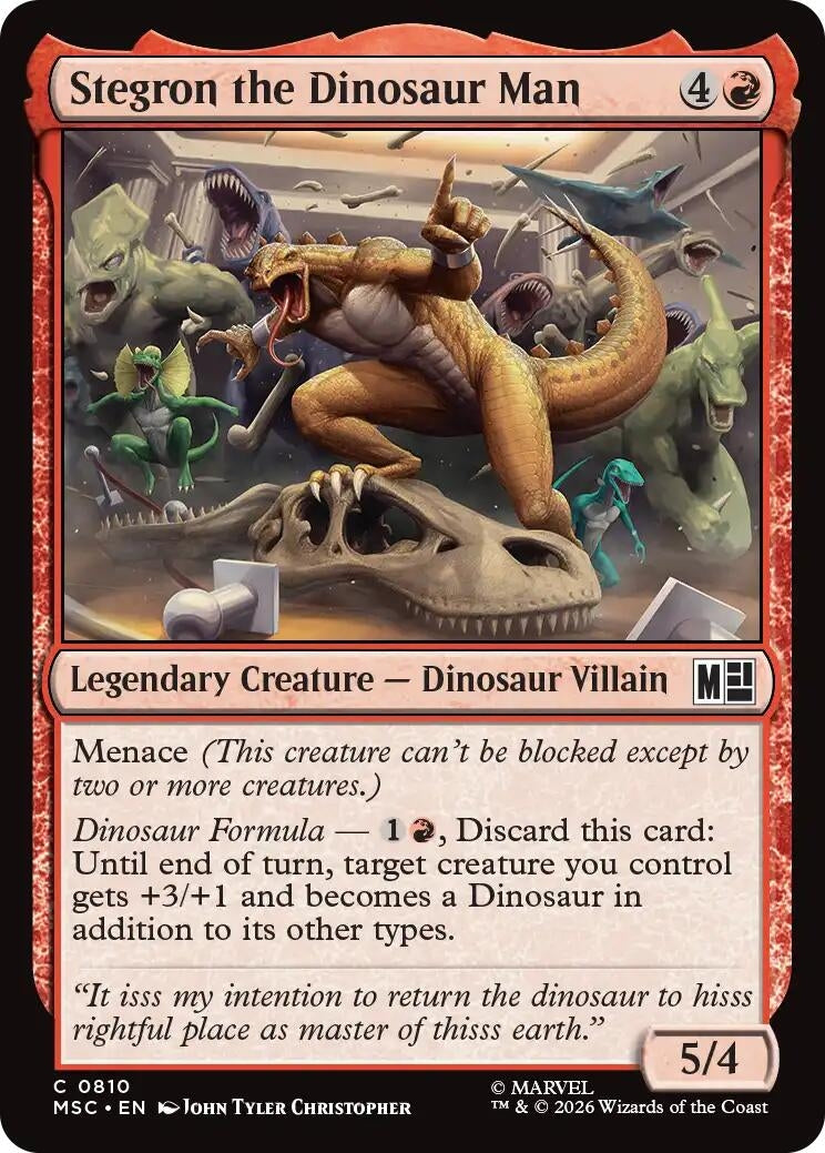Image for Stegron the Dinosaur Man [810] - Magic: The Gathering
