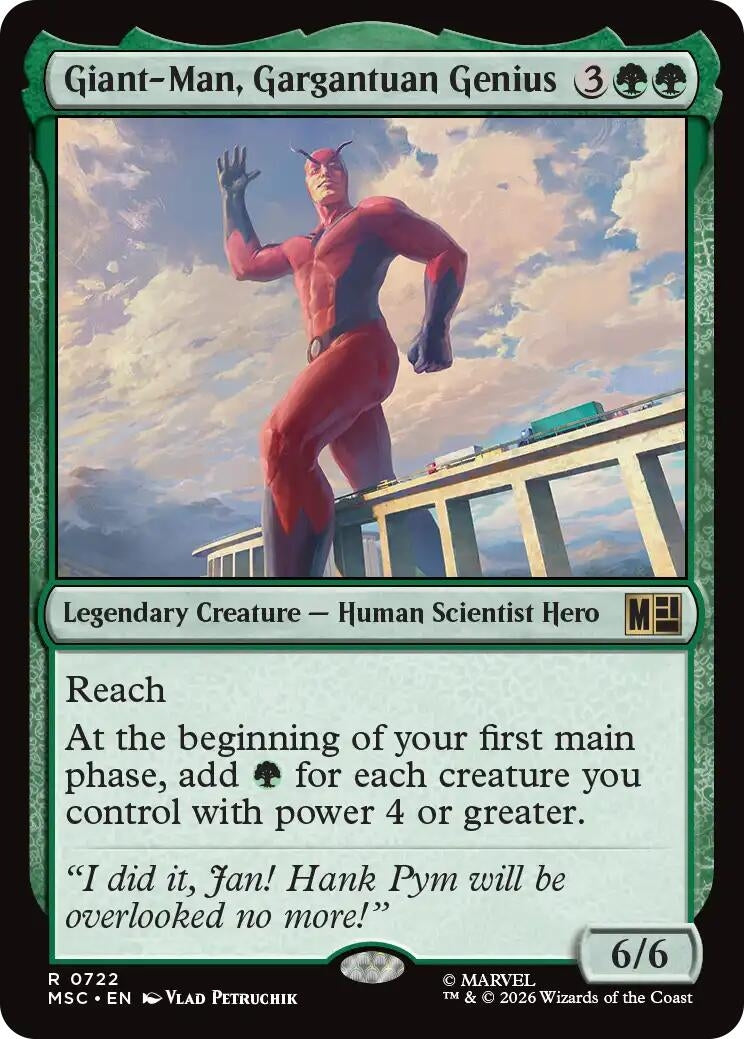 Image for Giant-Man, Gargantuan Genius [722] - Magic: The Gathering
