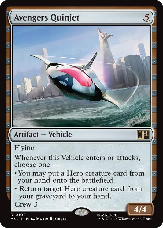 Image for Avengers Quinjet [102] - Magic: The Gathering