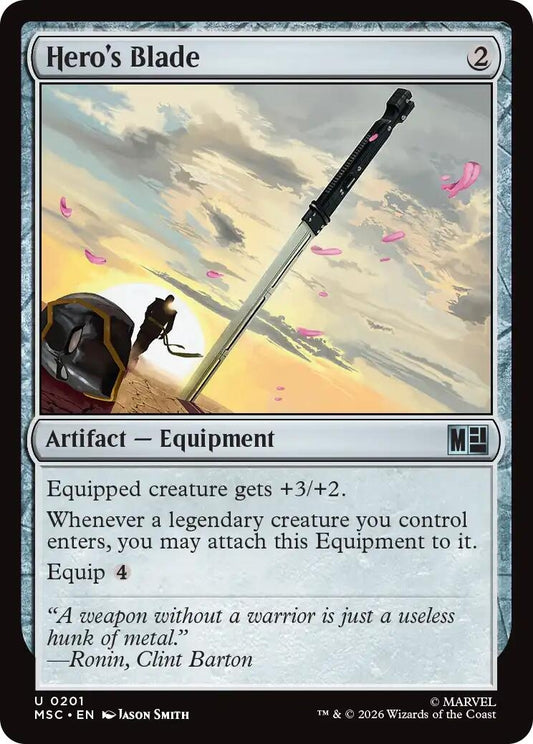 Image for Hero's Blade [201] - Magic: The Gathering