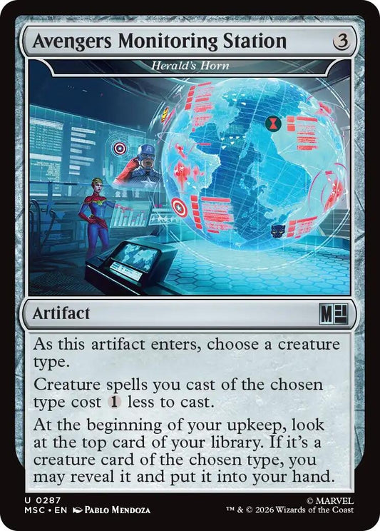 Image for Avengers Monitoring Station - Herald's Horn [287] - Magic: The Gathering