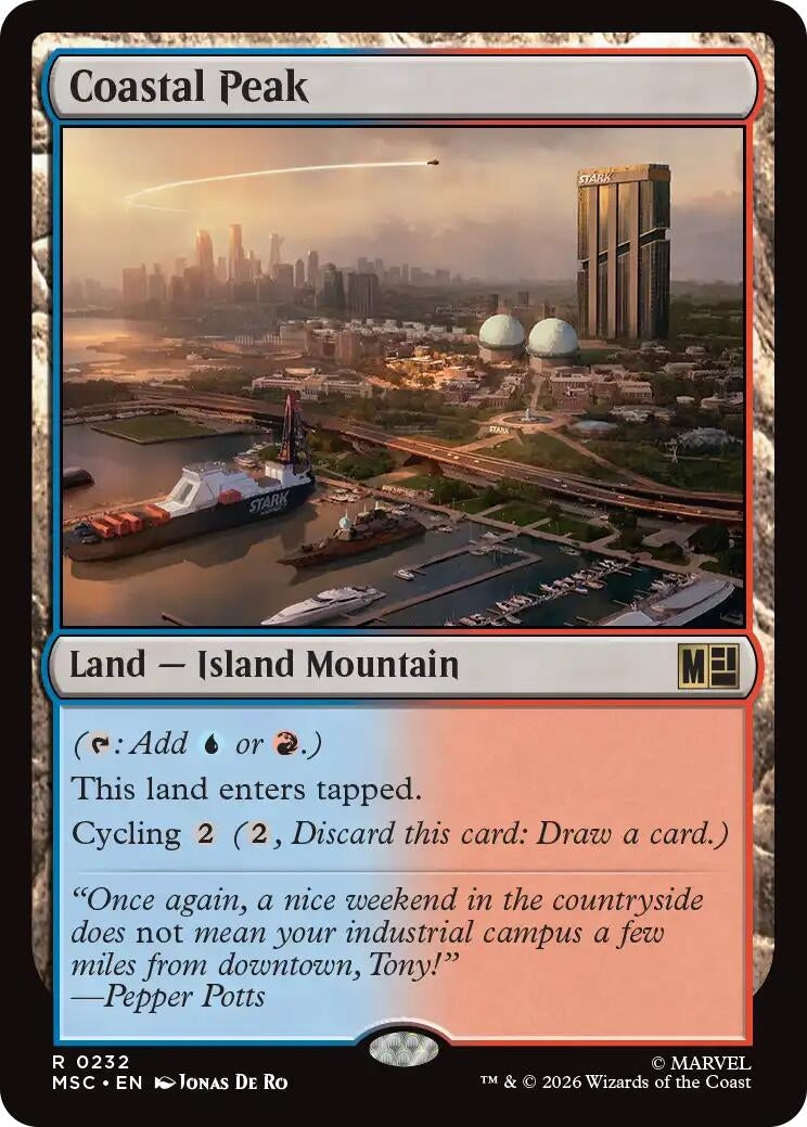 Image for Coastal Peak [232] - Magic: The Gathering