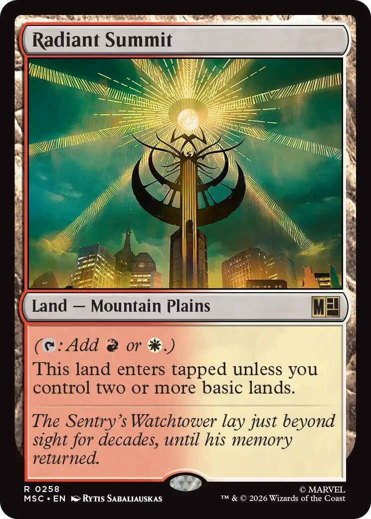 Image for Radiant Summit [258] - Magic: The Gathering