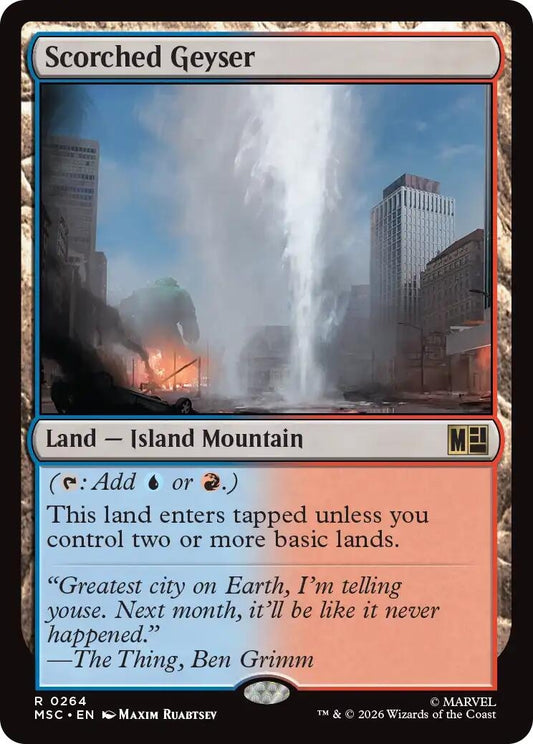 Image for Scorched Geyser [264] - Magic: The Gathering