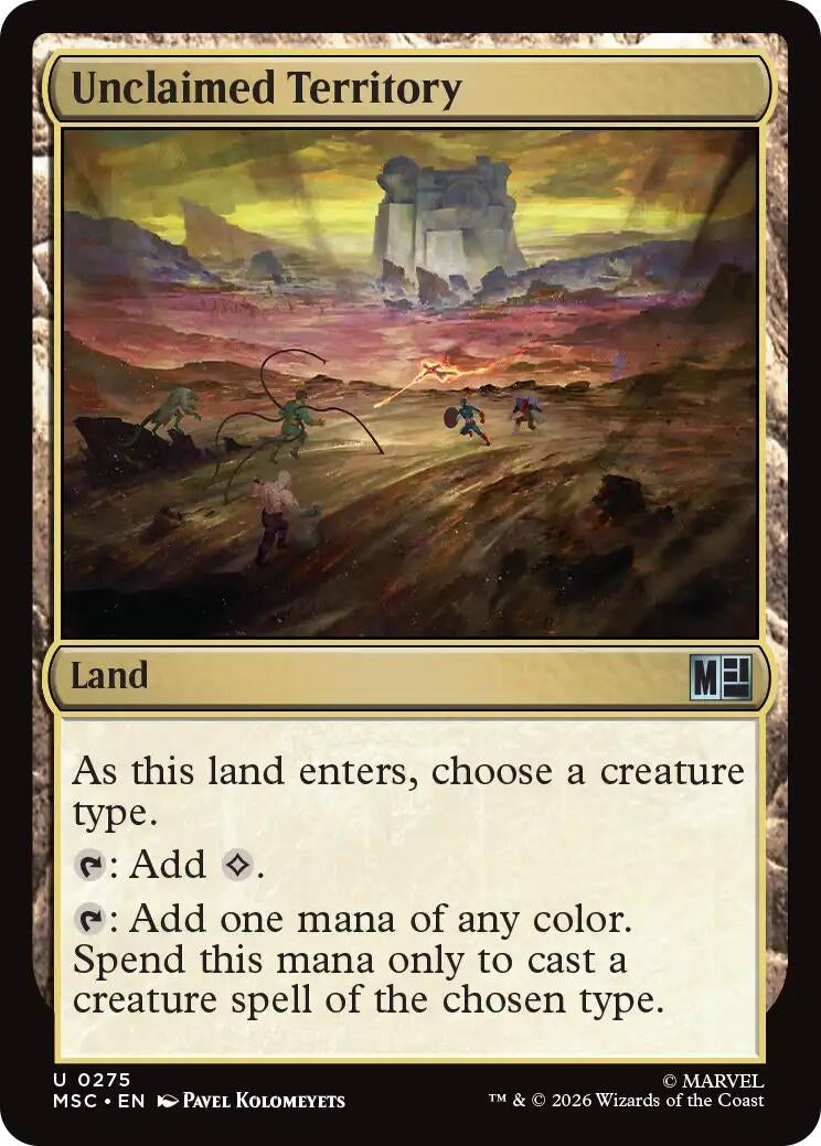 Image for Unclaimed Territory [275] - Magic: The Gathering