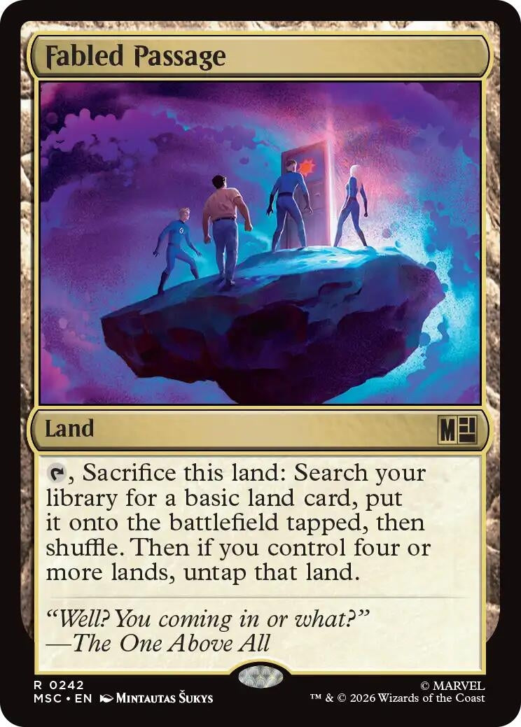 Image for Fabled Passage [242] - Magic: The Gathering
