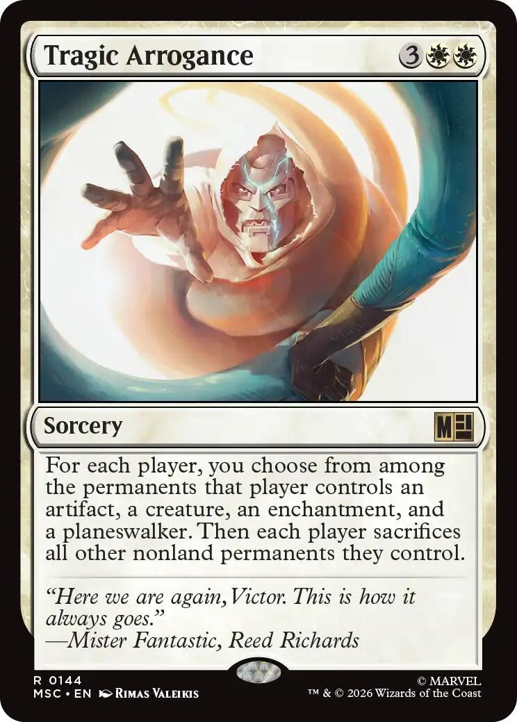 Image for Tragic Arrogance [144] - Magic: The Gathering