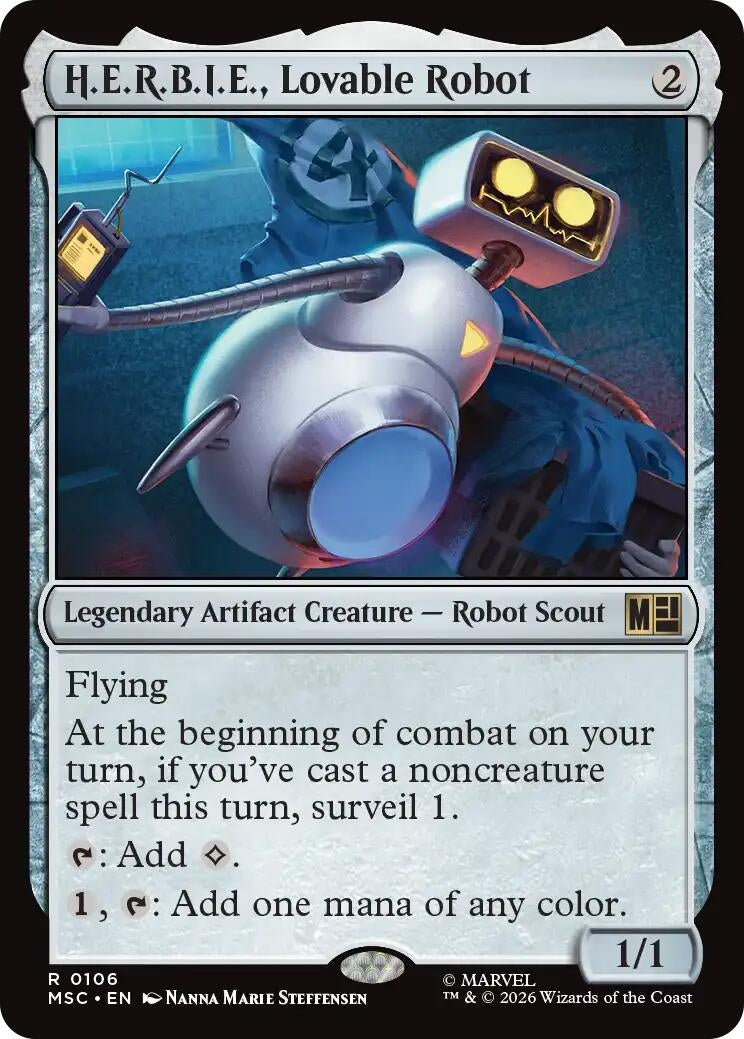 Image for H.E.R.B.I.E., Lovable Robot [106] - Magic: The Gathering