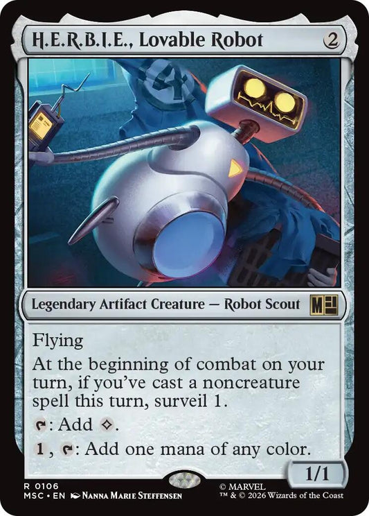 Image for H.E.R.B.I.E., Lovable Robot [106] - Magic: The Gathering
