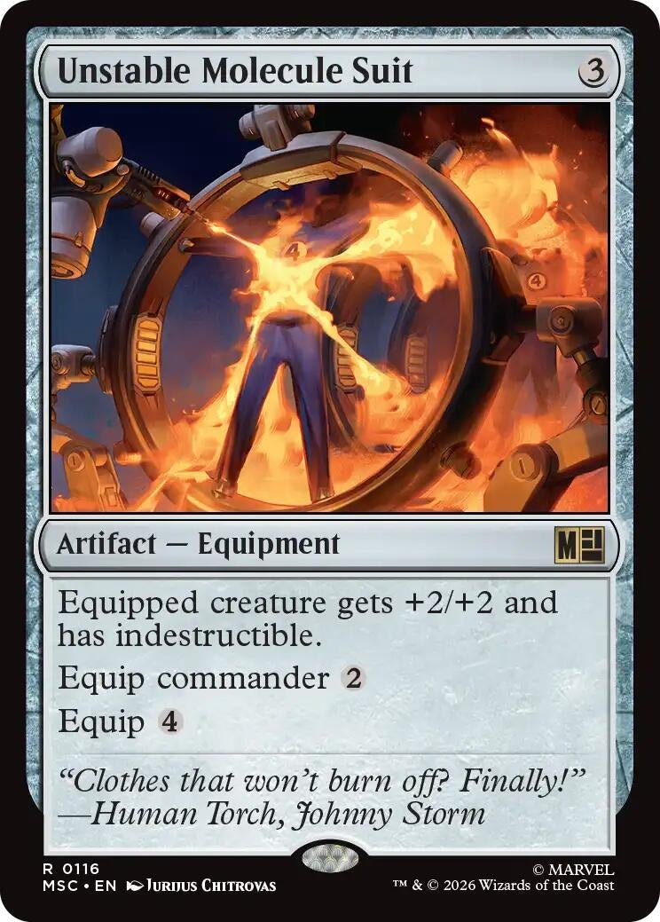 Image for Unstable Molecule Suit [116] - Magic: The Gathering
