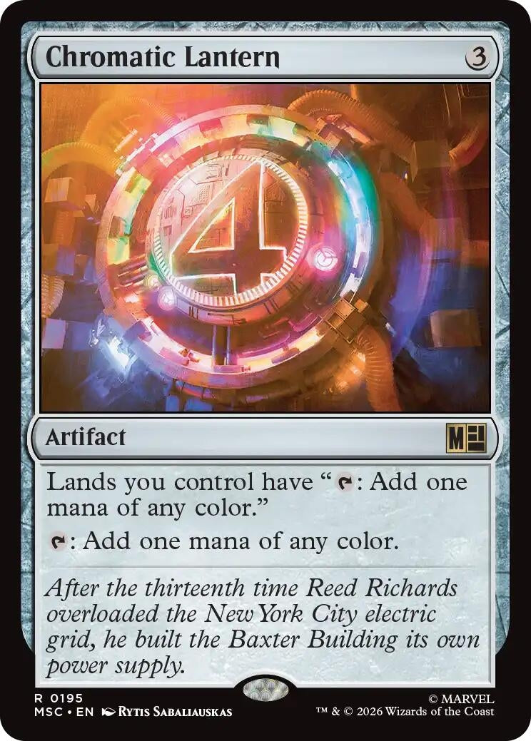 Image for Chromatic Lantern [195] - Magic: The Gathering