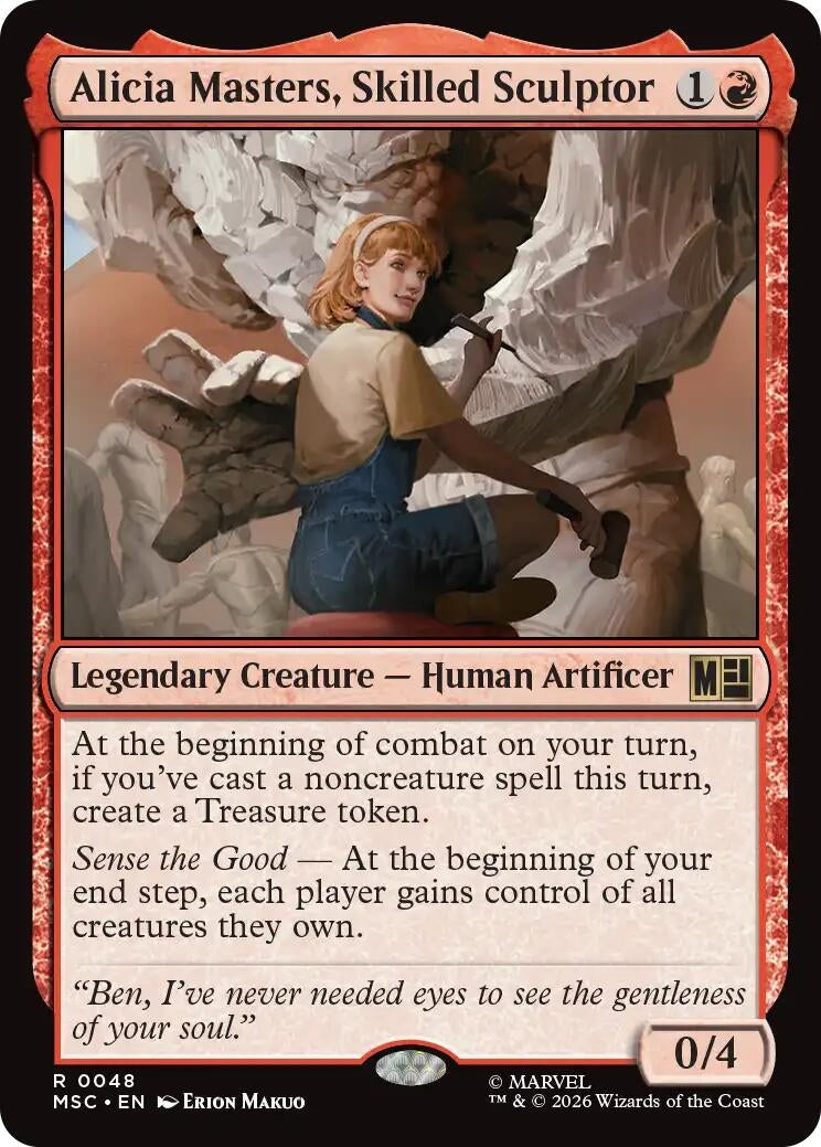 Image for Alicia Masters, Skilled Sculptor [48] - Magic: The Gathering