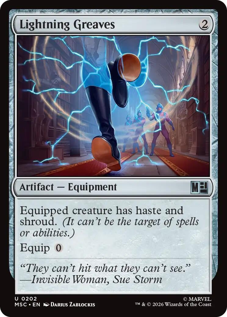 Image for Lightning Greaves [202] - Magic: The Gathering