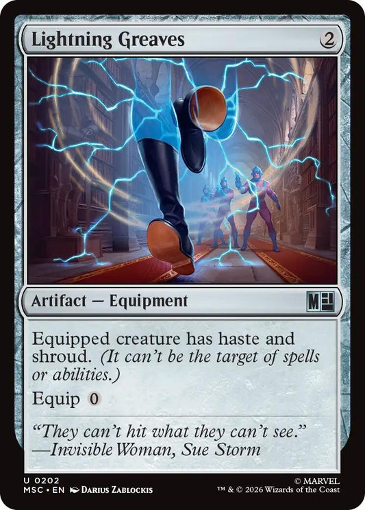 Image for Lightning Greaves [202] - Magic: The Gathering