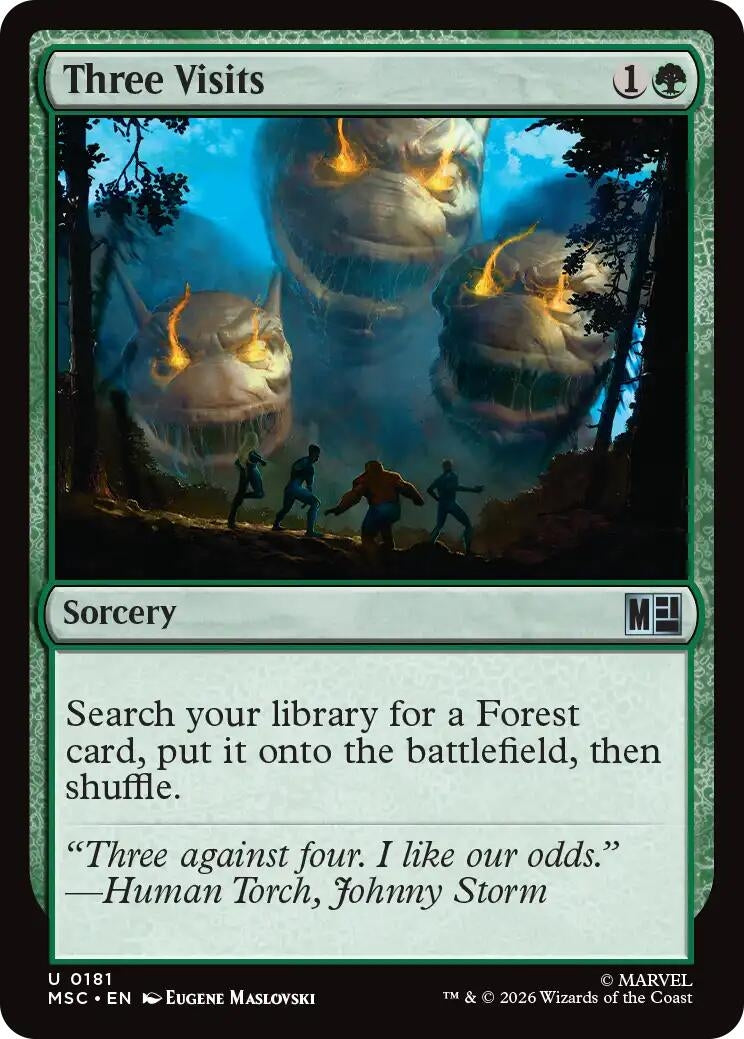 Image for Three Visits [181] - Magic: The Gathering