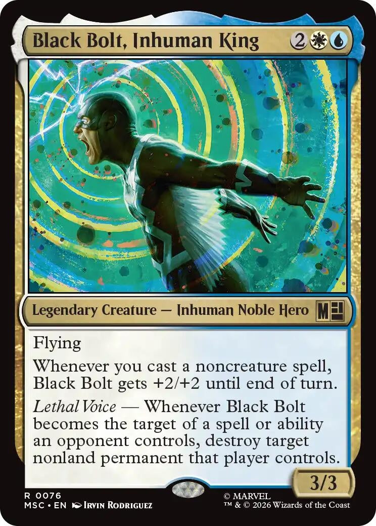 Image for Black Bolt, Inhuman King [76] - Magic: The Gathering
