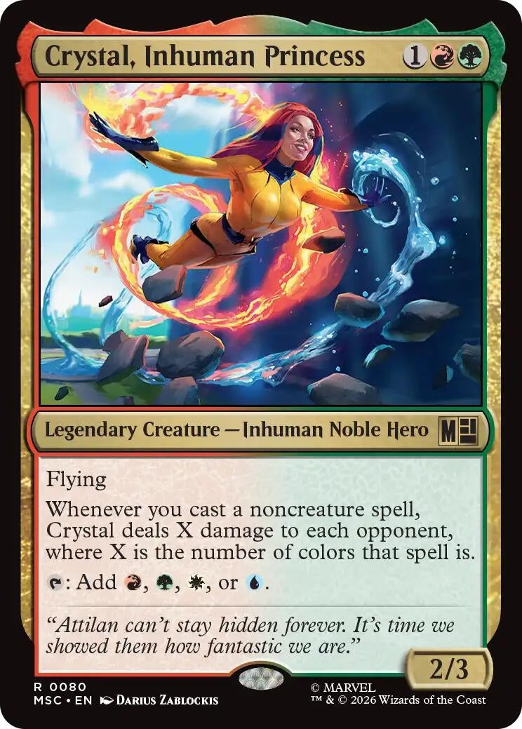 Image for Crystal, Inhuman Princess [80] - Magic: The Gathering