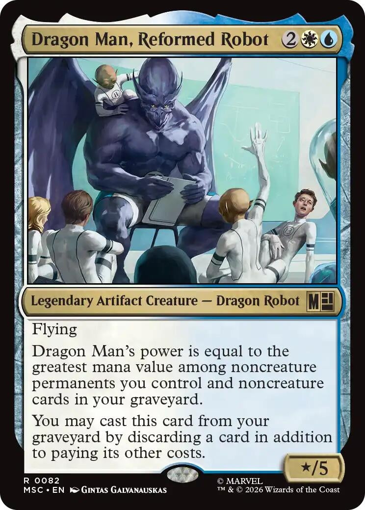 Image for Dragon Man, Reformed Robot [82] - Magic: The Gathering