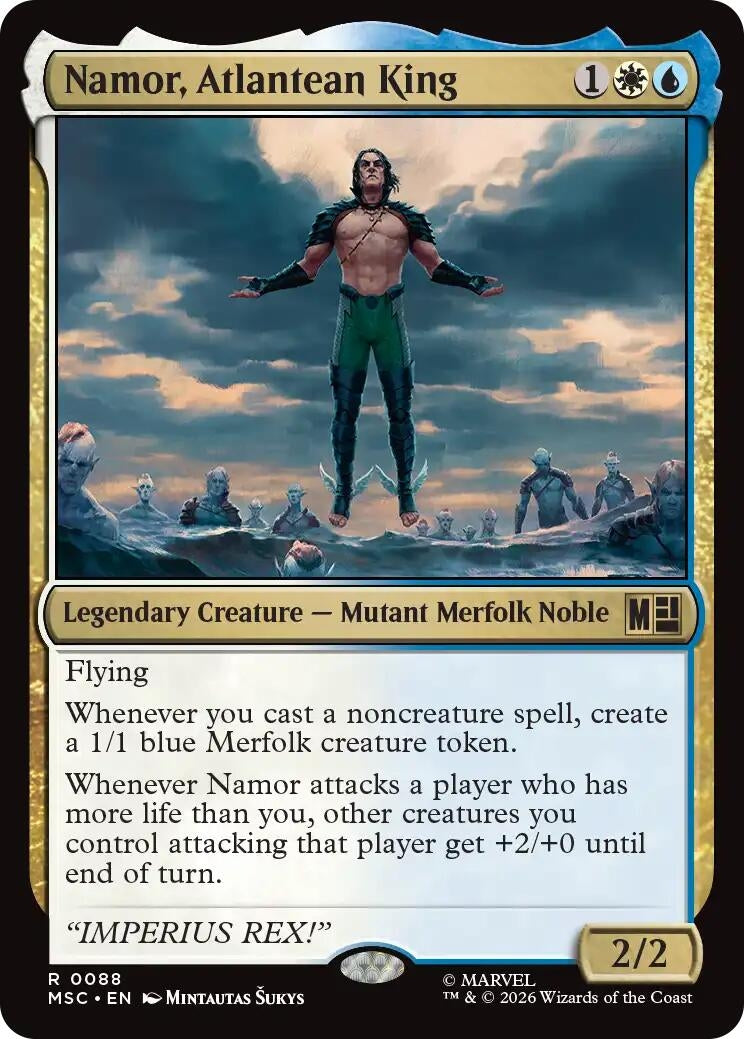 Image for Namor, Atlantean King [88] - Magic: The Gathering