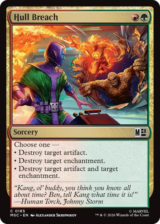 Image for Hull Breach [185] - Magic: The Gathering