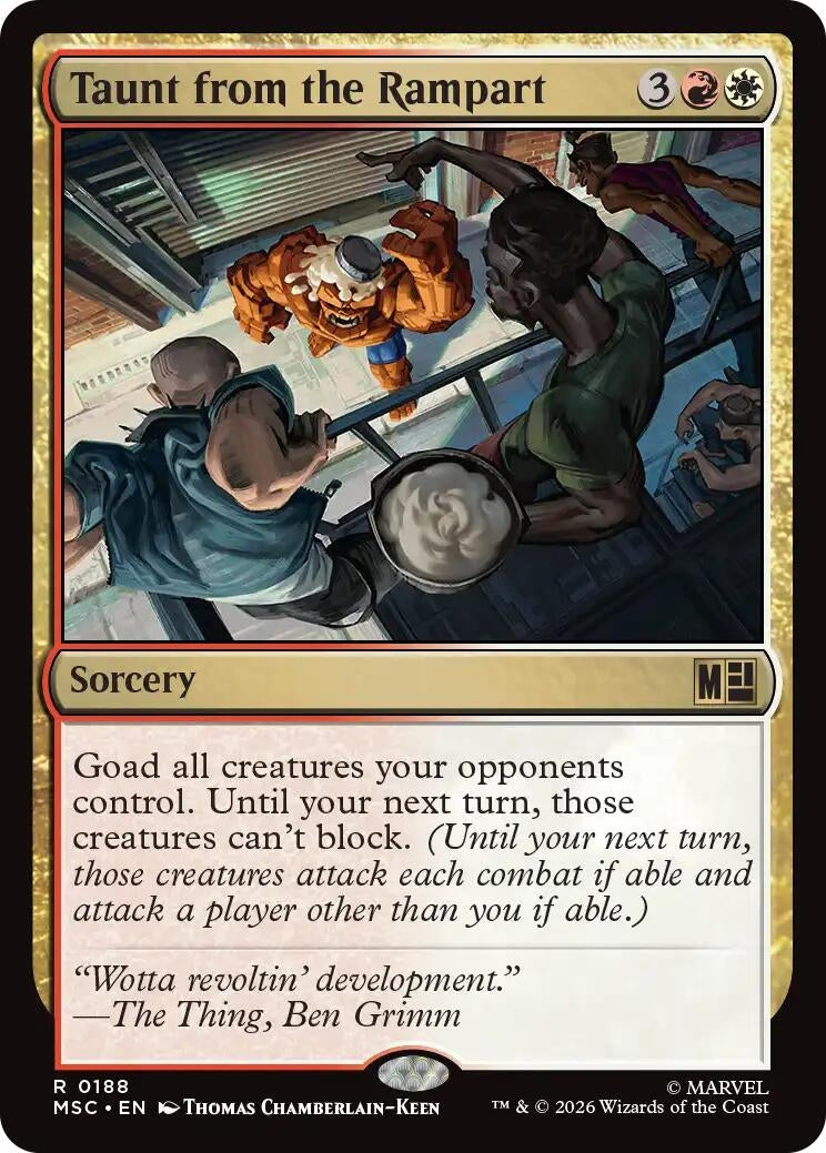 Image for Taunt from the Rampart [188] - Magic: The Gathering