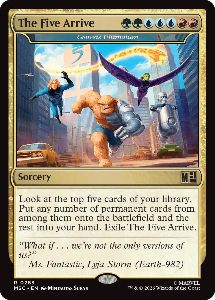 Image for The Five Arrive - Genesis Ultimatum [283] - Magic: The Gathering