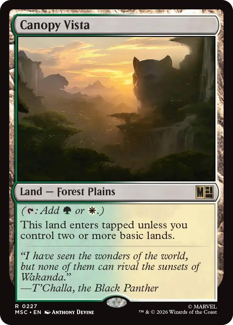 Image for Canopy Vista [227] - Magic: The Gathering
