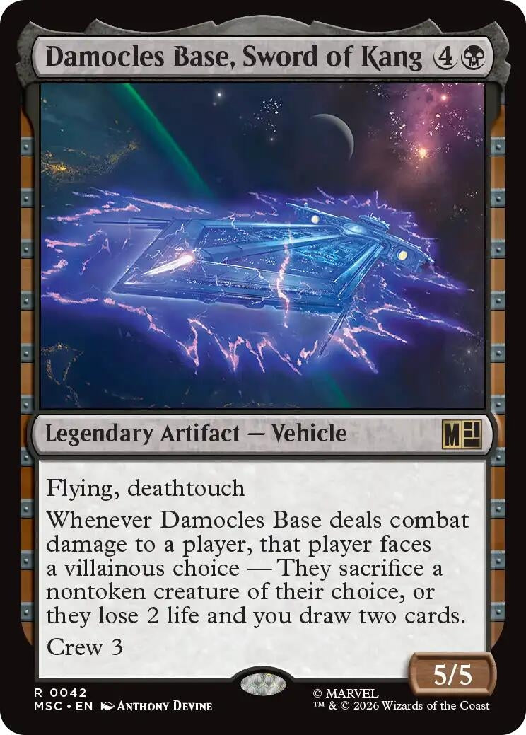 Image for Damocles Base, Sword of Kang [42] - Magic: The Gathering