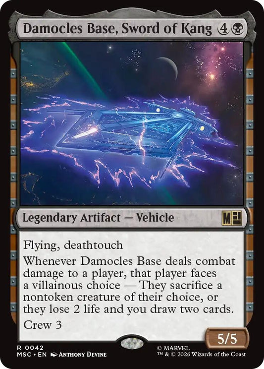 Image for Damocles Base, Sword of Kang [42] - Magic: The Gathering